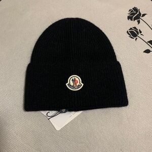 Moncler Black Beanie